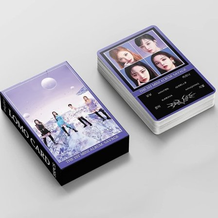 Aespa Fotokort 55st Aespa Savage Nytt Album Lomo Kort Aespa Fotokort Vykort Aespa Merch Present Till Fans Dotter