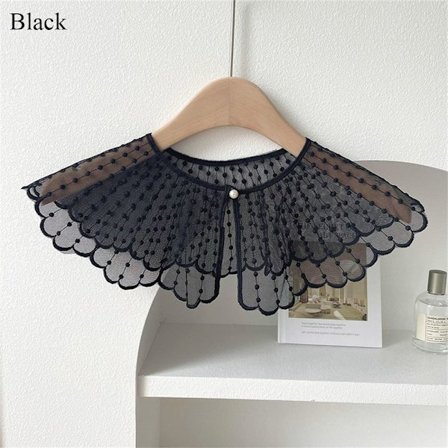 Fake kaulus Irrotettava kaulus MUSTA