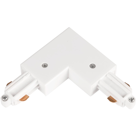 Hide-a-Lite LiteTrac L-tilkobling 1-faset, hvit Ytre, Belysning