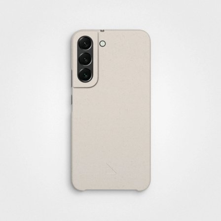 Kompostierbare Handyhülle Vanille Weiß, 100% zirkulär, Samsung S22