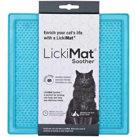 LickiMat Soother til Katt, Lyseblå - 20cm