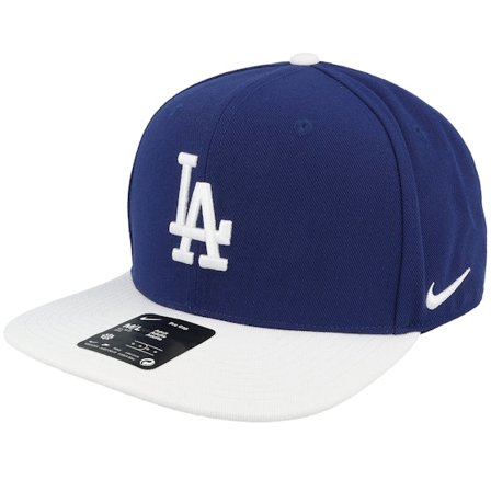 Nike MLB - Azul snapback Gorra - Los Angeles Dodgers Dri-fit Pro Square Bill Blue/White Snapback @ Hatstore