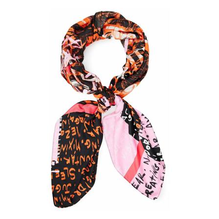 Desigual, Silky Scarves Oranje, Dames, Maat:ONE Size