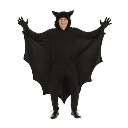 Halloween flagermus kostume ond vampyr dæmon cosplay fest kostume sort M Adult male