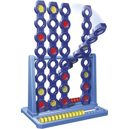 Connect 4 Spin Game Set - Traditionellt familjespel med brädspel och strategileksaker för barn Picture color one size