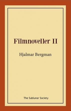 Filmnoveller II - Bok av Hjalmar Bergman - Häfte