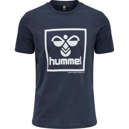 Hummel Men's hmlISAM T-SHIRT Men short-sleeved sweaters Blue XL