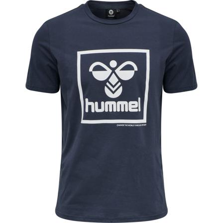 Hummel Men's hmlISAM T-SHIRT Men short-sleeved sweaters Blue M