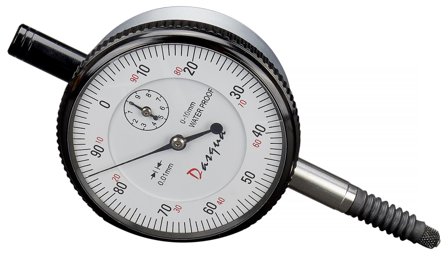 Dasqua 495178 Indikatorklokke IP54, 0-10 mm, Måleinstrumenter