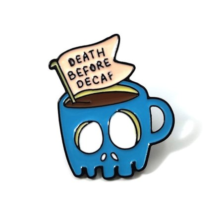 Kahvikuppi emalipinni Kahvi rintaneula Kahvimuki korut Hauska kahviteemainen lahja kahvin ystäville Barista lahjat