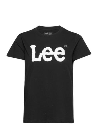 Logo Tee T-shirt Top Sort Lee Jeans