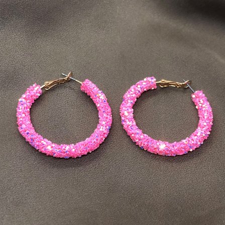 1 stk. Trendy Cool Pink Niche Ørering til Piger, Tilbehørsgave Party Ørering