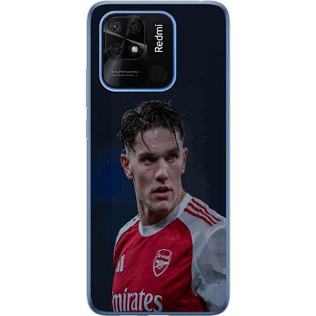 Yhteensopiva Puhelinkuori Xiaomi Redmi 10C Pastellivärikkäät sateenkaaret, joissa on valkoiset tähdet ja pehmeä väriero taivaallisessa unelmahimmessä