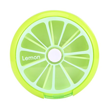 Bärbar Pillerorganisatör Medicin Vitamin Förvaringslåda