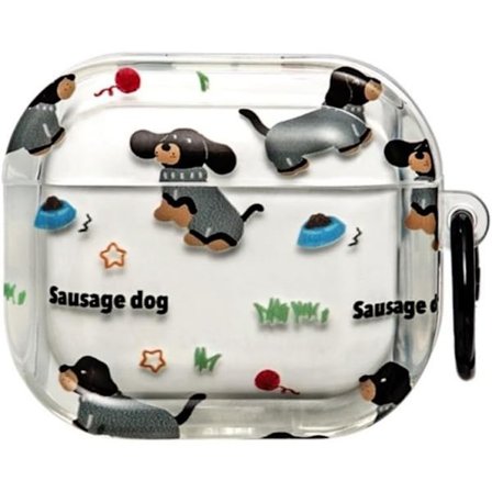 Fodral för Airpods 4 Sött Intressant Tröja Tax Mönster Hörlurar Skyddsskal för AirPods 4 Hörlursskydd för Flickor Kvinnor