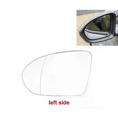 Unik til Buick Excelle 2018 2019 2020 Udskiftning Reflekterende Linser Dør Sidespejl Bakspejl Hvidt Glas Linse Varme 1 STK venstre varme