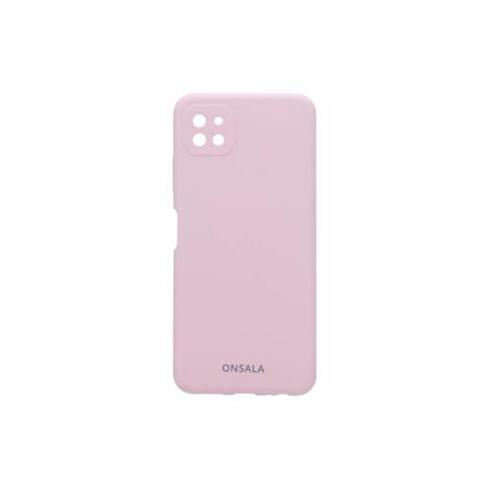 Onsala Samsung Galaxy A22 5g Mobilskal Silikon Sand Rosa