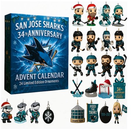 San Jose Sharks 34-årsjubileum Blind Box