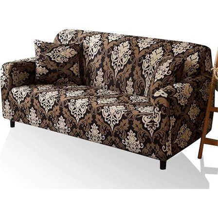 Elastiskt sofföverdrag, stretchsofföverdrag för 1-sits L-formad hörnsoffa kräver två