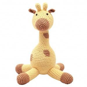 natureZOO Yellow Giraffe XL 40 cm Soft Toy 0 - 4 years - Soft toys - 0 - 4 years - Yellow