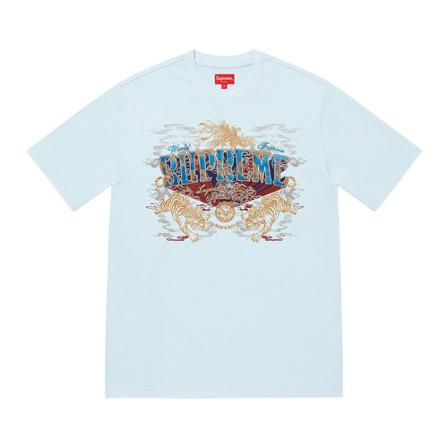 Supreme T-Shirts Blå, Herre