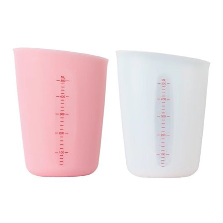 Silikon flexibla mätkoppar för epoxiharts, 500 ml