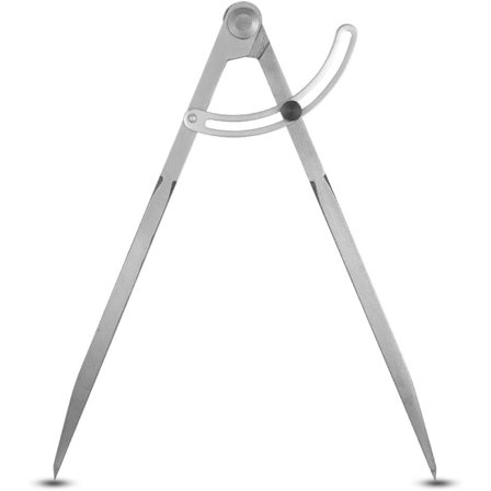 Professionel Kulstofstål Tørpunkt Kompas 300mm Stor Diameter Kompas til Tømrer Snedker Skabsmager Arkitekt Stenhuggere, Præcision Industria