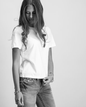 VERO MODA VMPAULINA SS T-SHIRT GA JRS GIRL Weiß T-Shirts Mädchen - Kids Brand Store