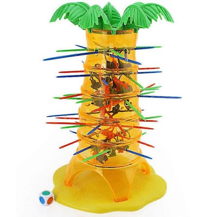 COD Stort Faldende Tumlende Abe Familie Legetøj Klatrebræt Spil Børn Voksne Gave