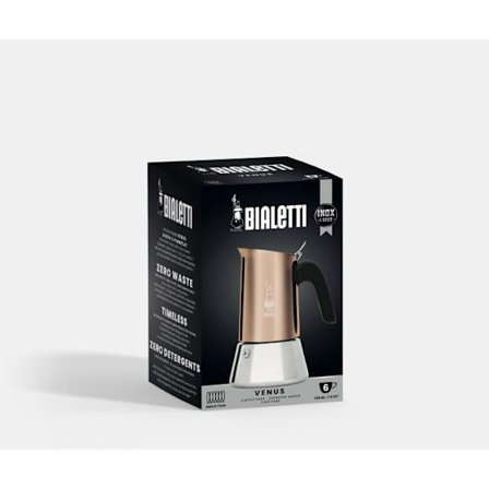 Italiensk kaffebryggare - BIALETTI - NEW VENUS - 6 koppar - 0,24 L - Koppar