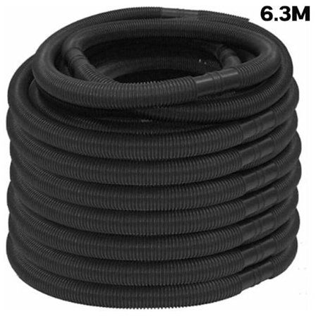 Aurinkopooliletku, uima-altaan puhdistustarvike, jaettavissa 105 cm välein, musta, halkaisija 32 mm, pituus 6 m