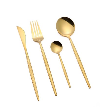 Palace Vintage Relief Western Dining, Rostfritt Stål Portugal D