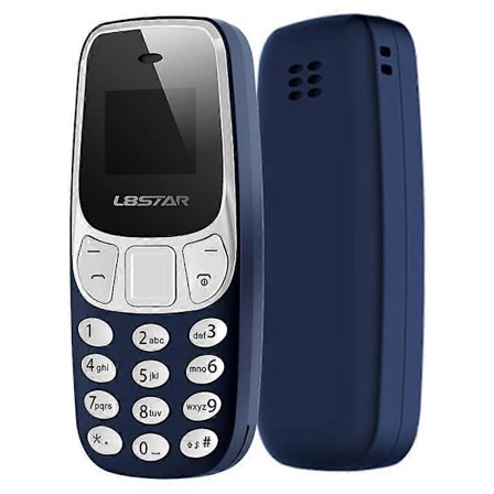L8STAR BM10 Dual SIM Bluetooth-kompatibel Mini Bar Telefon 2G GSM 0,66 tums skärm mobiltelefon [HK]