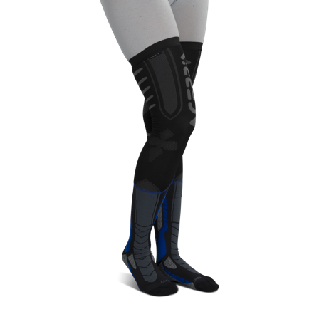 Skarpety Acerbis X-Leg Pro Czarno-Niebieskie M