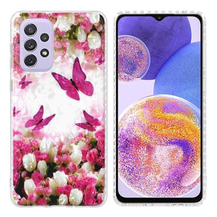 Bk007 Yb Imd Series-13 Samsung Galaxy A23 5g Skal - Dansande Fjä Butterfly Print