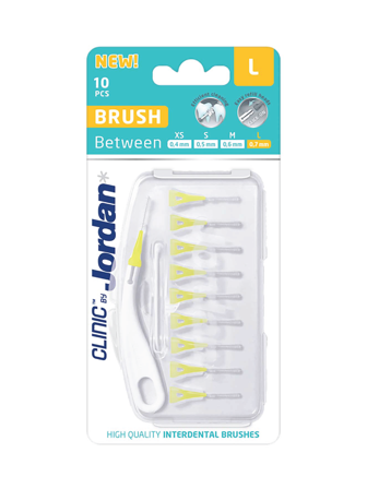 Jordan Clinic Brush Between L - 0,7 mm, 10 stk.