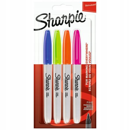 Sharpie Fine Marker lot de 4 Fun