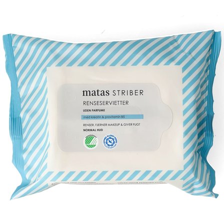 3 for 2 - Matas Striber Renseservietter Uden Parfume 25 stk, Skincare, Renseprodukter, Renseservietter