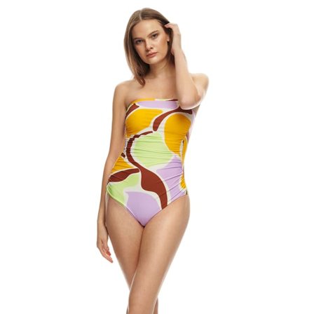 Scampi Swimsuit Acapulco Baddräkt Dam Gul S