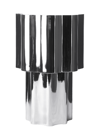 Åhléns Home Bordslampa i metall WAVE Belysning Silver ONESIZE