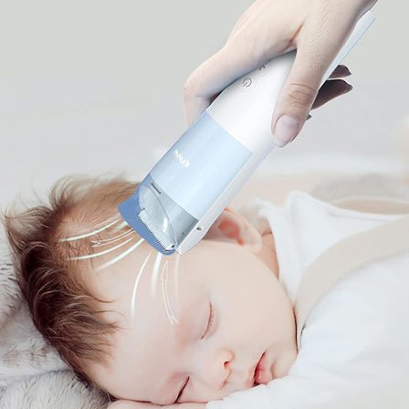 Elektriske hårklippere til mænd og børn med vakuum og automatisk opsugning af afklippet hår, trådløs hårtrimmer, vandtæt og USB-genopladelig