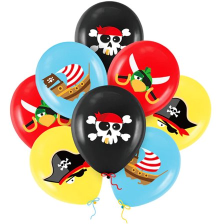Ballonger Pirat 8st - Partyninja.se