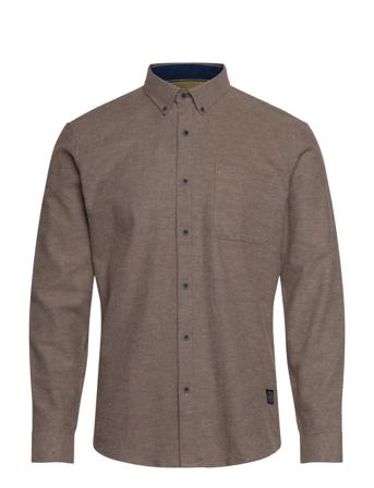 Brushed Twill Shirt L/S Grey Shine Original