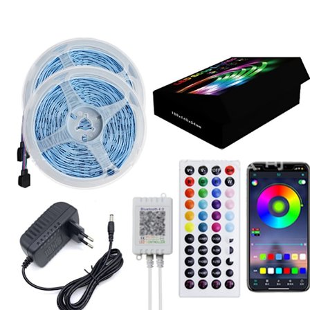 INF 20M LED-striper med Bluetooth-appkontroll