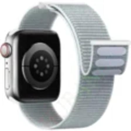 Nylon Loop Rem För Apple Watch Band 49Mm 45Mm 44Mm 42Mm 41Mm 40Mm 38Mm Smart Bälte Armband Iwatch Ultra 8/7/6/Se/5/4/3. 2 Seashell 42mm or 44mm or 