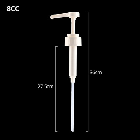 Pump Kaffe Mjölk Te Dispenser Sirap Pump White Liquid Dispenser