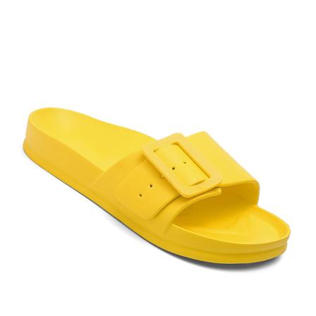 Kvinnor Slip På Sommar Tofflor Open Toe Slide Sandaler