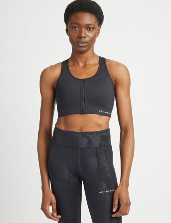 Röhnisch Essential Zip Sportsbra - Black - M
