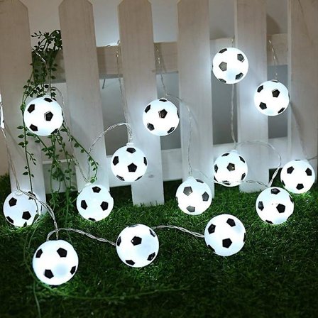 3m LED Fotball Lyslenke Girlander USB-drevet Fotball Fe Lys Til Hjemmefest