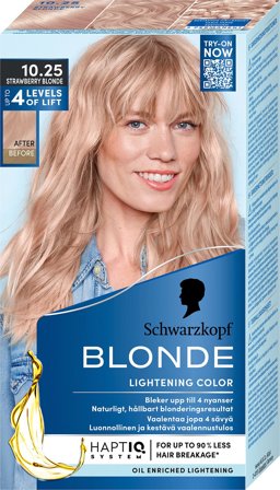 Schwarzkopf Blonde 10.25 Pastel Blonde, Hår, Hårfarve, Blondering